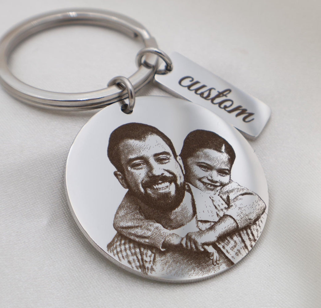 Circle Keychain- Custom