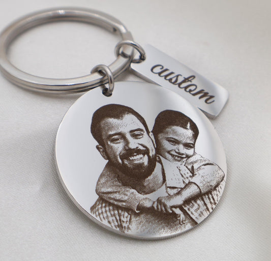 Circle Keychain- Custom