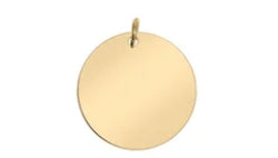 Artículo de grabado en blanco mini, ideal para diseños personalizados. Cadena y charms no incluidos. El precio incluye el grabado.